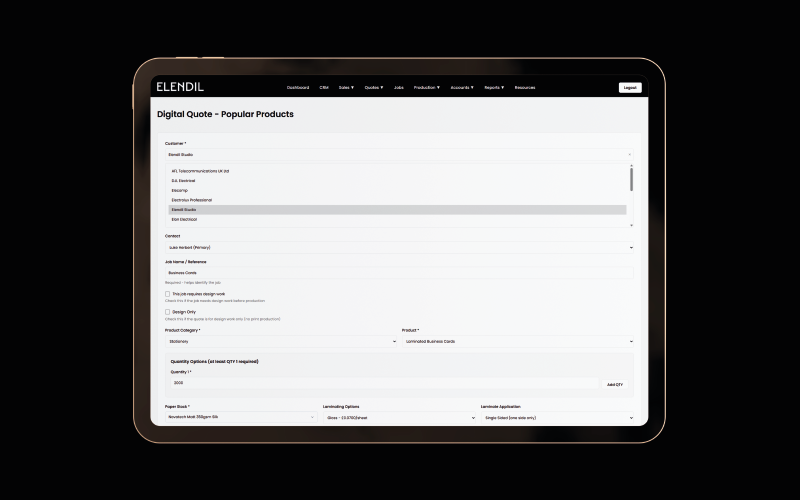 Print MIS screenshot