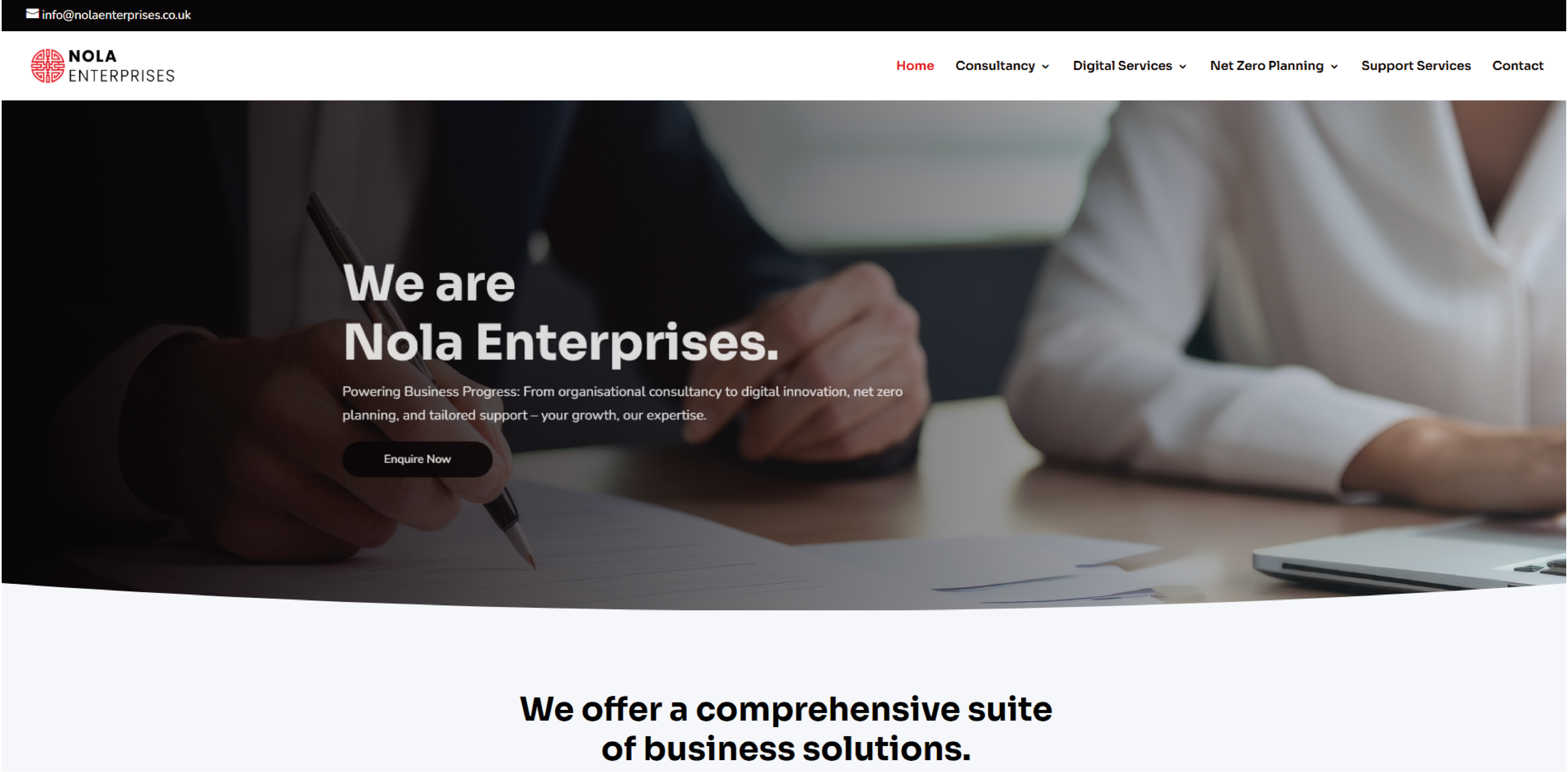 Nola Enterprises - New Website