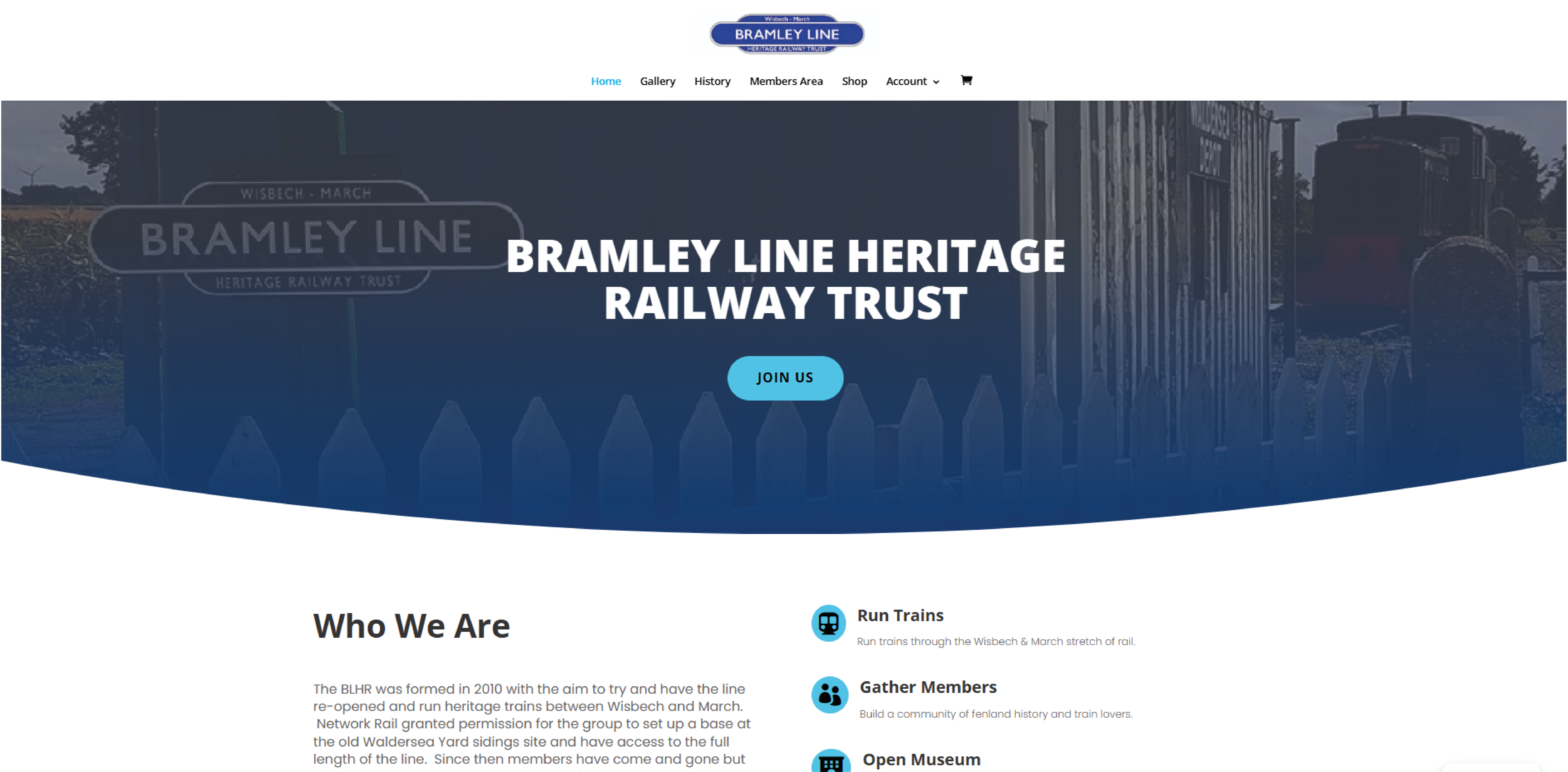 Bramley Line - Website Revamp