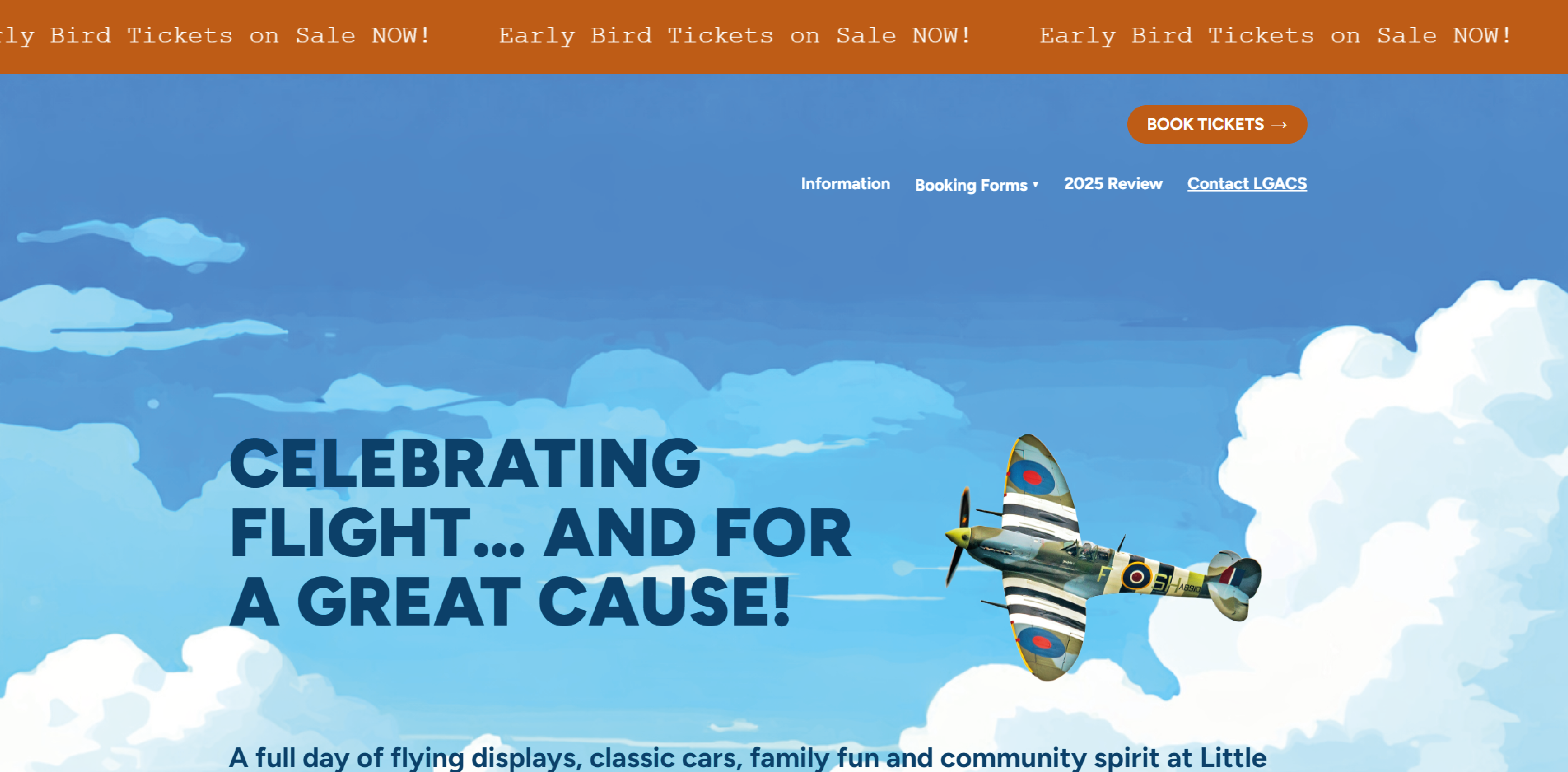 Little Gransden Air Show - Website Revamp